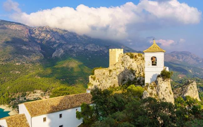 Vista del alto del castillo.