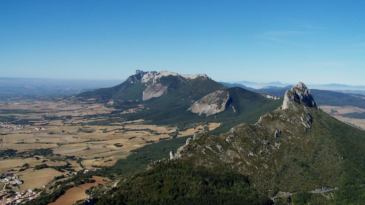 Espectaculares vistas de la sierra del Toloño