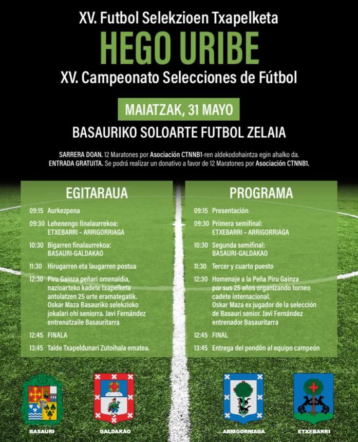 El torneo se disputa este sábado en el campo de Soloarte de Basauri