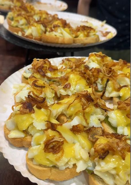 Bacalao en pintxo Bar Fermín