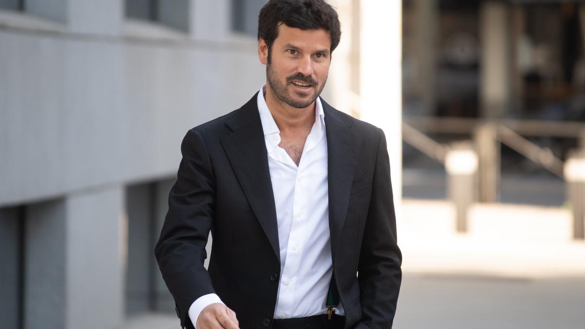 Willy Bárcenas, a su llegada a la Audiencia Nacional.