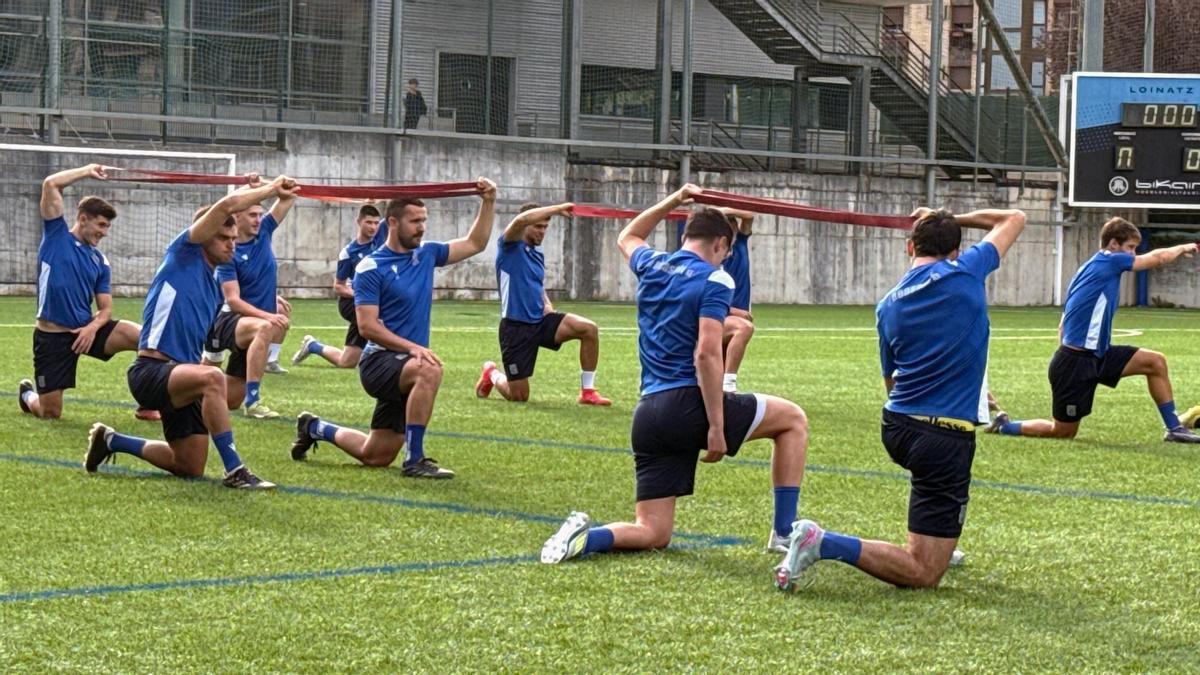 El Beasain empezó el viernes a entrenar.