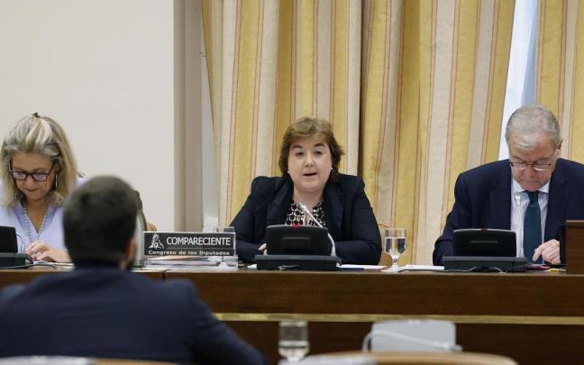 Concepción Cascajosa comparece ante la Comisión Mixta de Control Parlamentario.