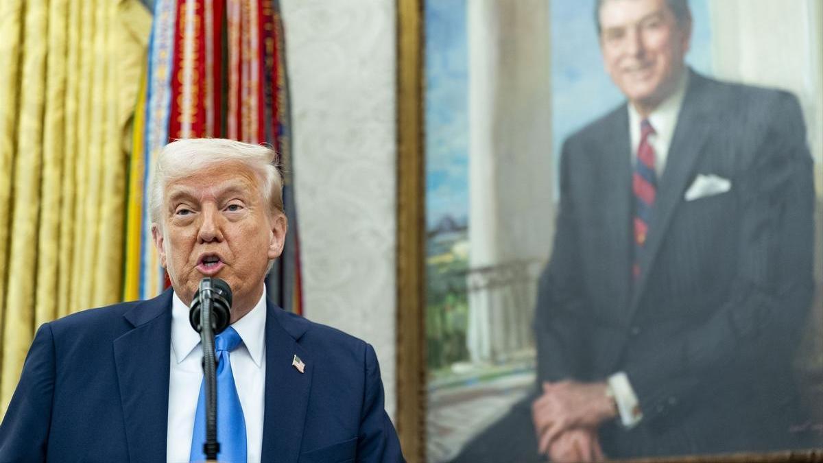 El presidente de Estados Unidos, Donald Trump, en la Casa Blanca.
