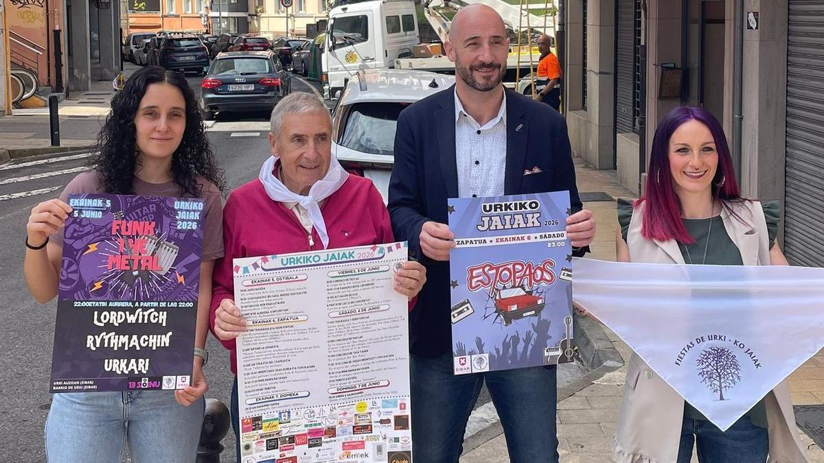 Presentacion de las fiestas del barrio eibartarra de Urki.