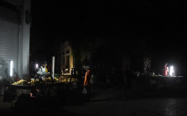 Apagón en La Havana.