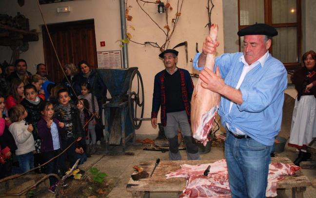 Una pasada txarriboda en el museo etnográfico de Artziniega