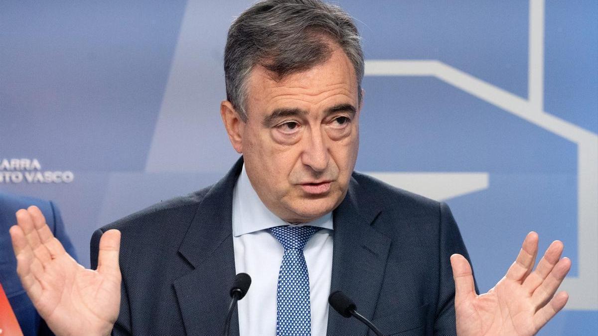 El presidente del EBB del PNV, Aitor Esteban.