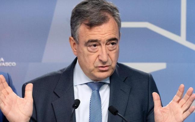 El presidente del EBB del PNV, Aitor Esteban.
