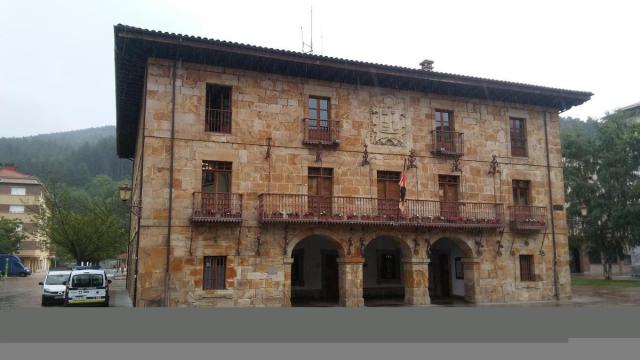El ayuntamiento de Legazpi. / Asier Zaldua El ayuntamiento de Legazpi.