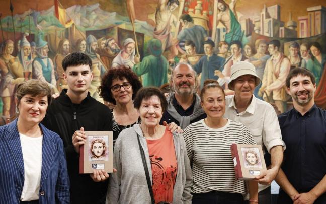 Recepción a la familia de Elisa Beltrán