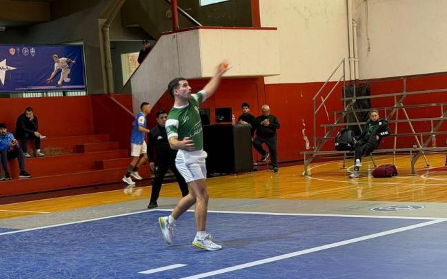 En imágenes: los pelotaris de Euskal Selekzioa, durante el Campeonato del Mundo de Pelota Vasca de Argentina.