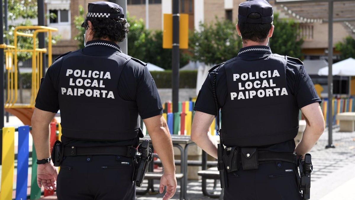 Agentes de la Policía Local de Paiporta