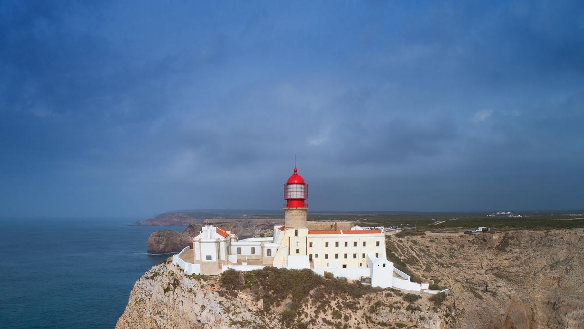 El faro del cabo San Vicente, en el Algarve portugués.