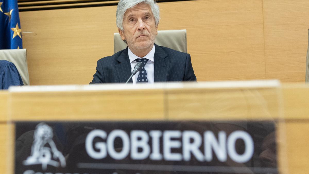 El ministro de Interior, Fernando Grande Marlasaka