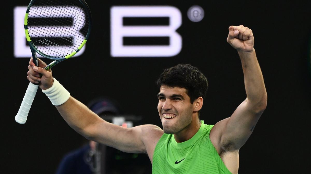 Alcaraz vence a Zverev y luchará por su primer título en Australia,30 de enero de 2026.