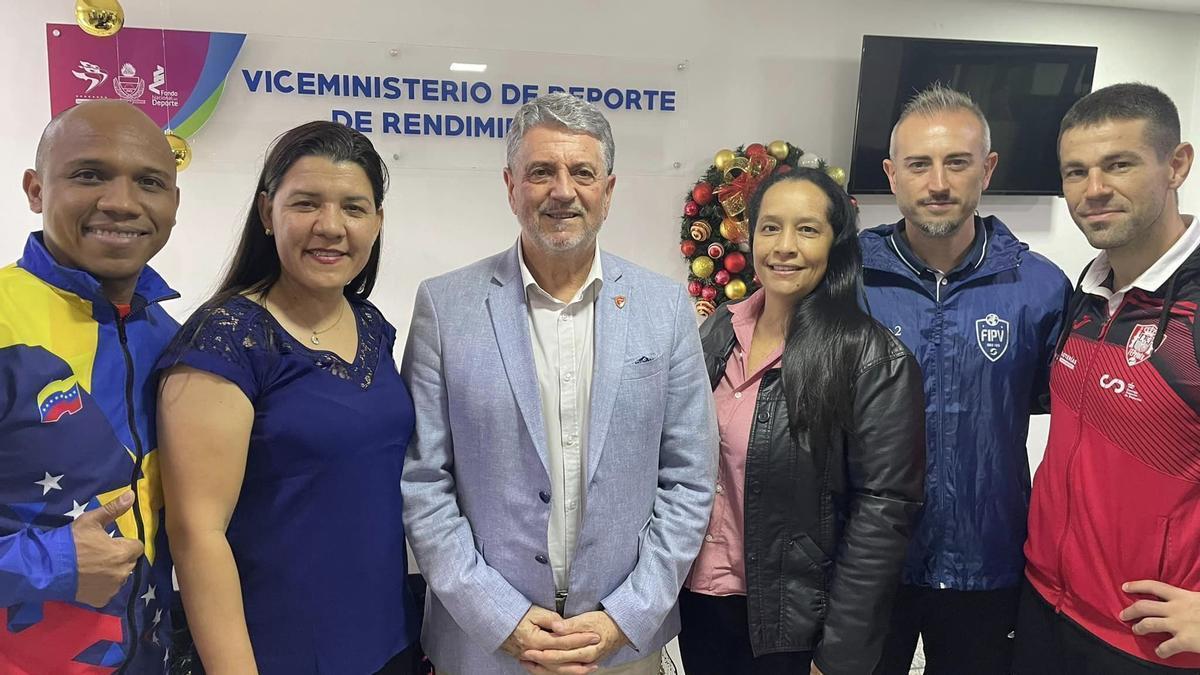 Julián García Angulo, presidente de la Federación Española de Pelota