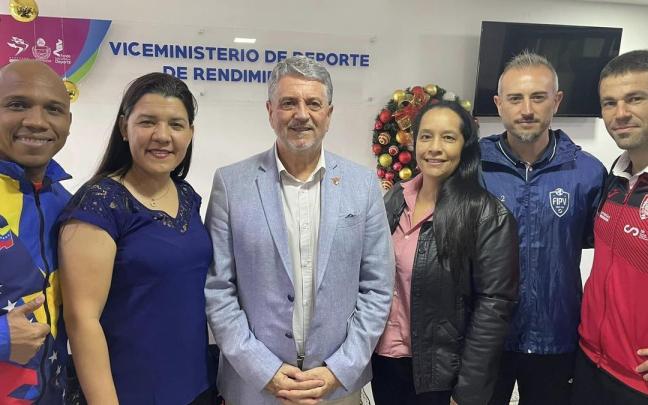 Julián García Angulo, presidente de la Federación Española de Pelota