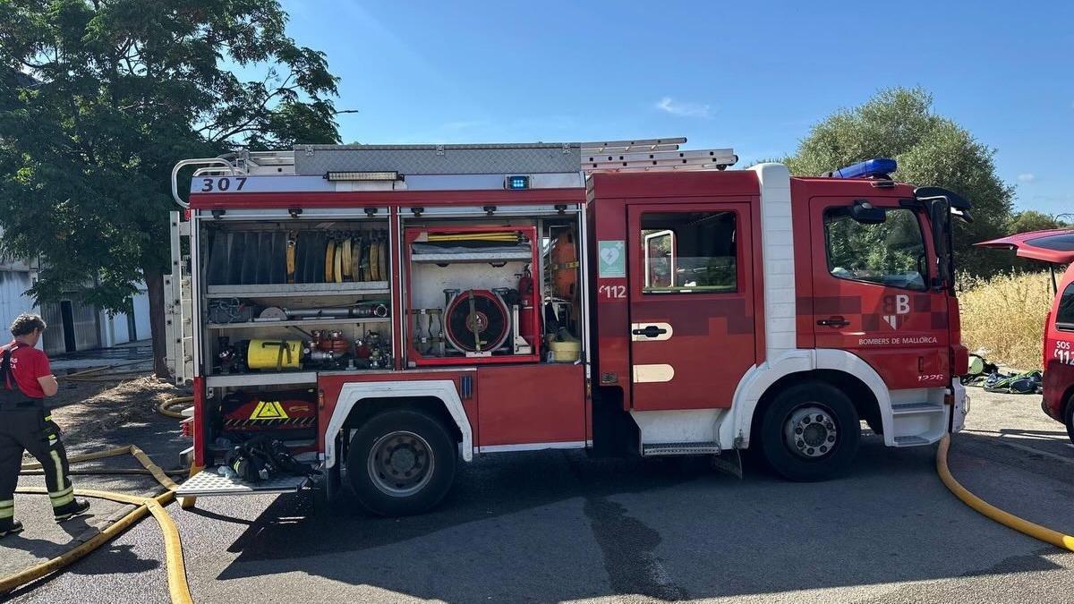 Un camión de Bomberos de Mallorca.