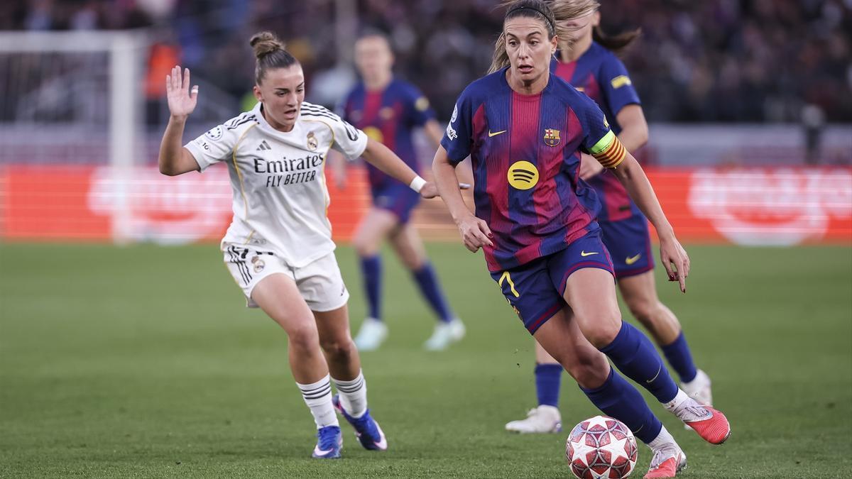 Alexia Putellas, en un Barça-Madrid femenino.