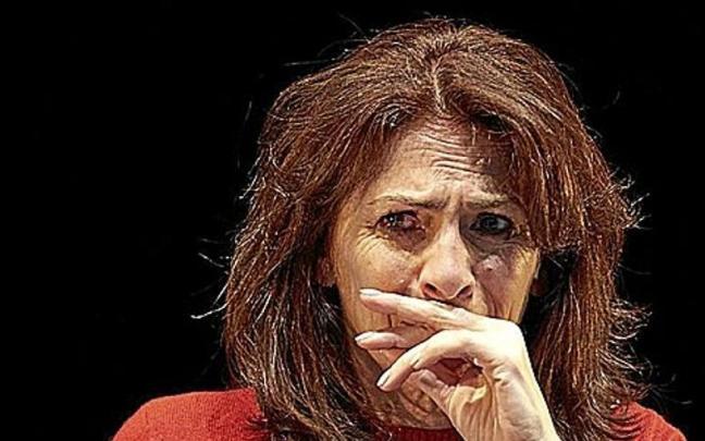 Gema Matarranz, durante la obra de teatro ‘Nevenka’. | FOTO: GERARDO SANZ Gema Matarranz, durante la obra de teatro ‘Nevenka’. | FOTO: GERARDO SANZ