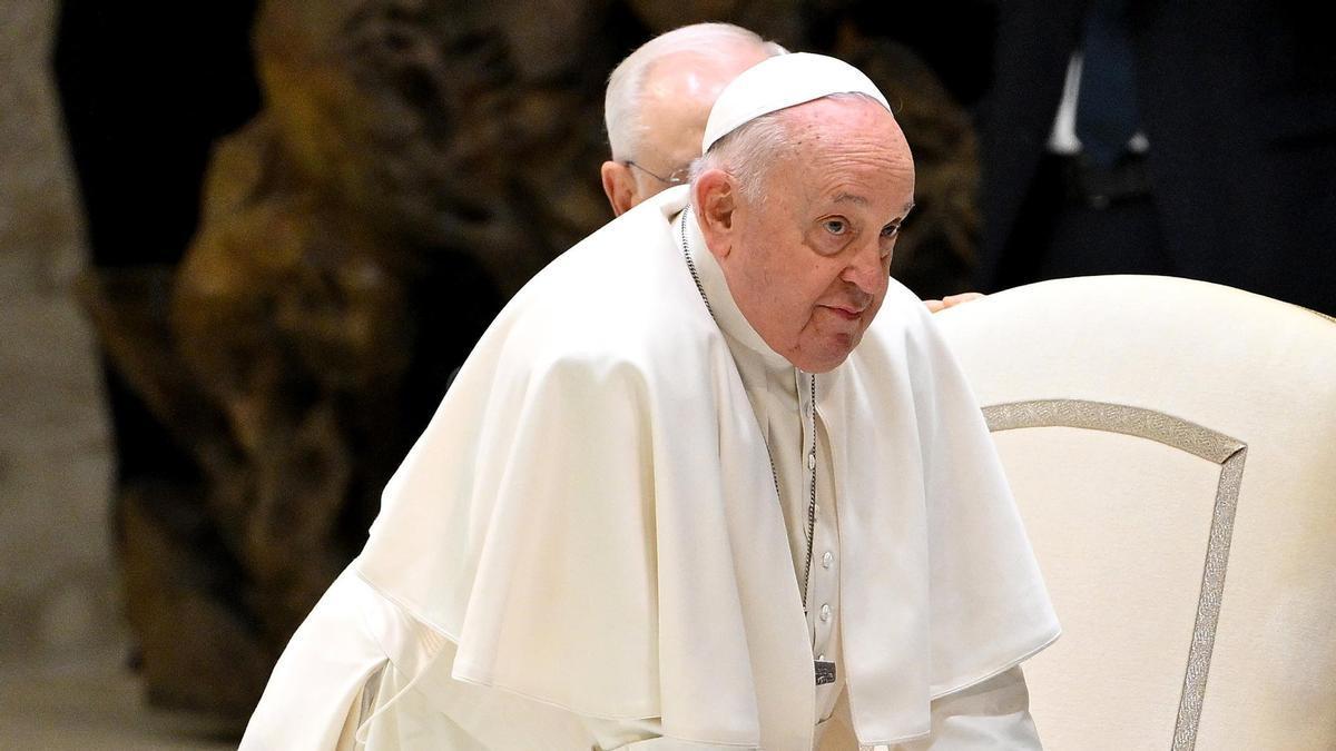 El Papa, este miércoles en el Vaticano.