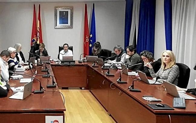 Imagen de un pleno celebrado con anterioridad en Peralta.