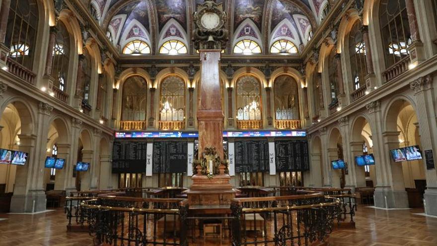 Interior del Palacio de la Bolsa.