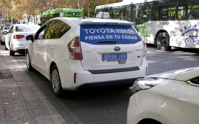 Taxi baten irudia Gasteizen