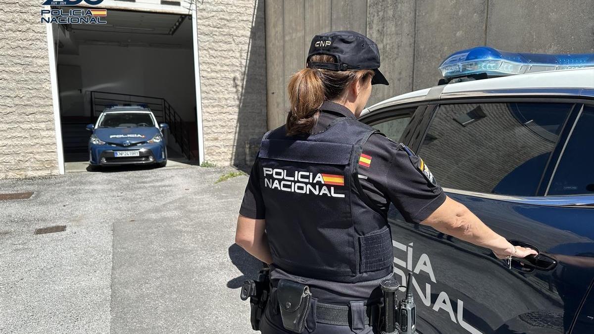 Coche patrulla de la Policía.