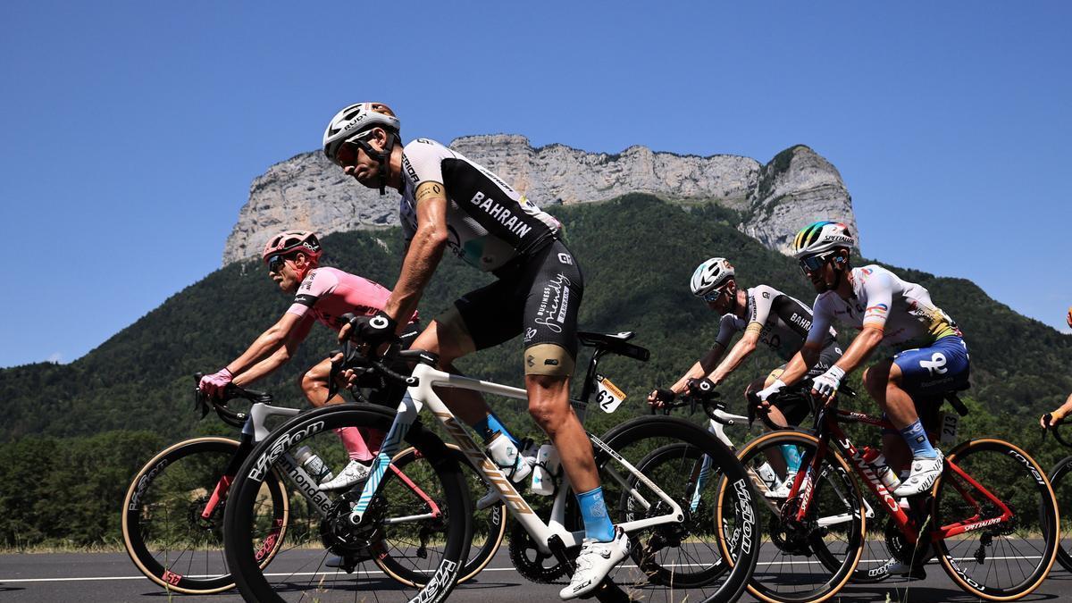 Landa, durante la fuga.