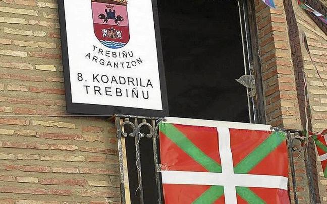 Cartel a favor de la integración de Trebiñu en Álava