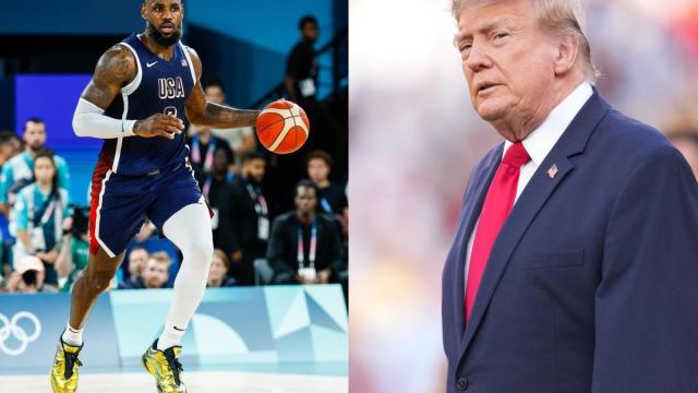 Lebron James y Donald Trump.