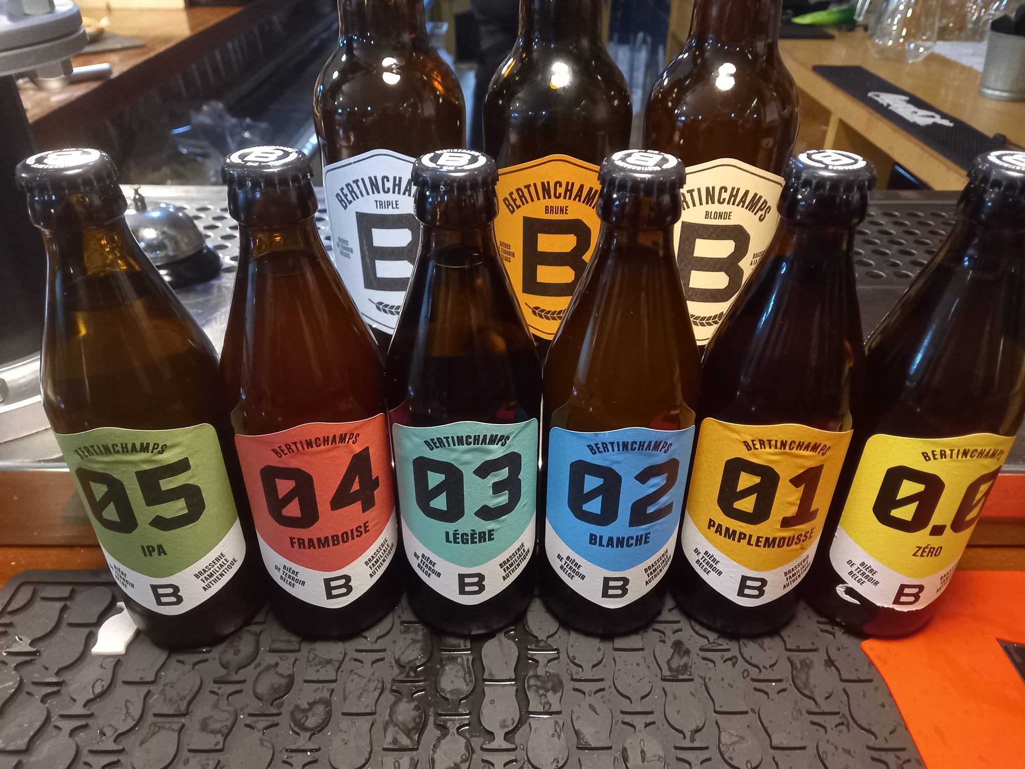 Algunas de las cervezas de Jaque Café de Portugalete