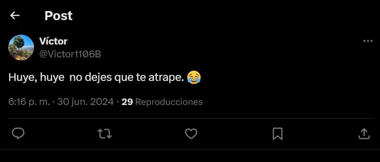 Tweet de @Victor1106B.