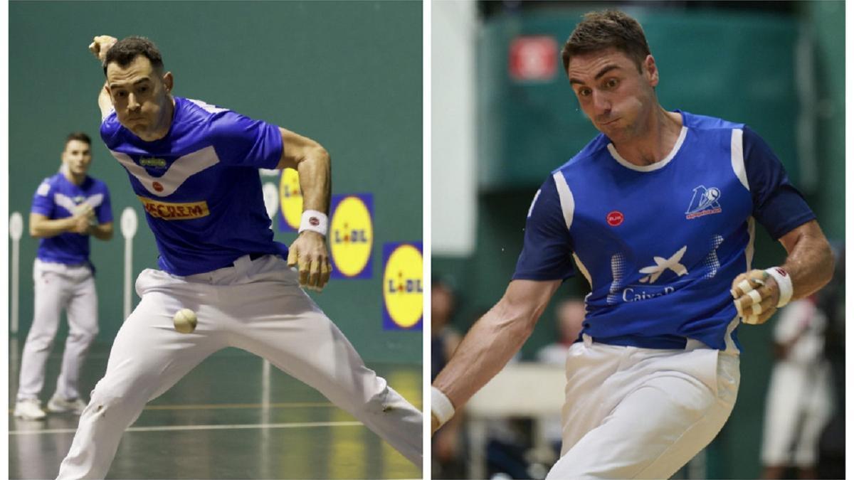 Erik Jaka y Peio Etxeberria.