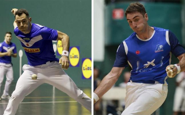 Erik Jaka y Peio Etxeberria.