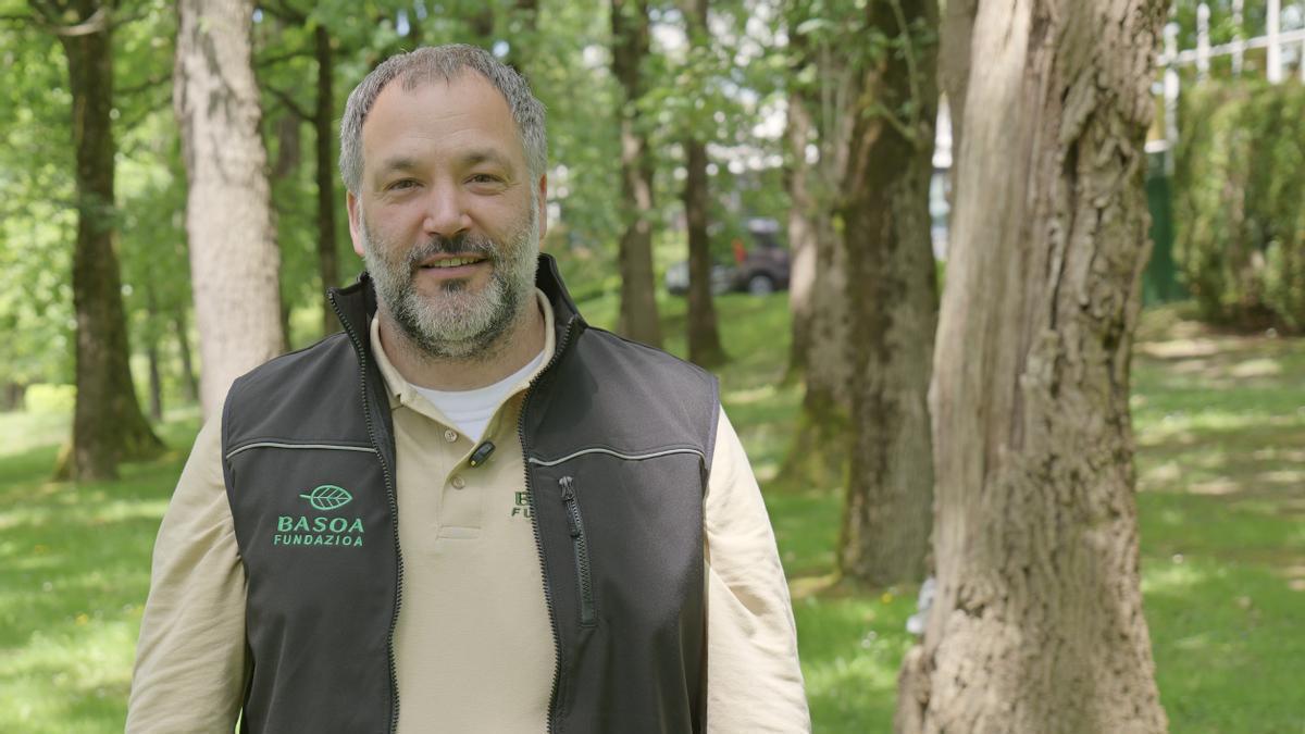 Aitor Onaindia es desde hace 7 años director técnico de Basoa Fundazioa y una de sus caras visibles.