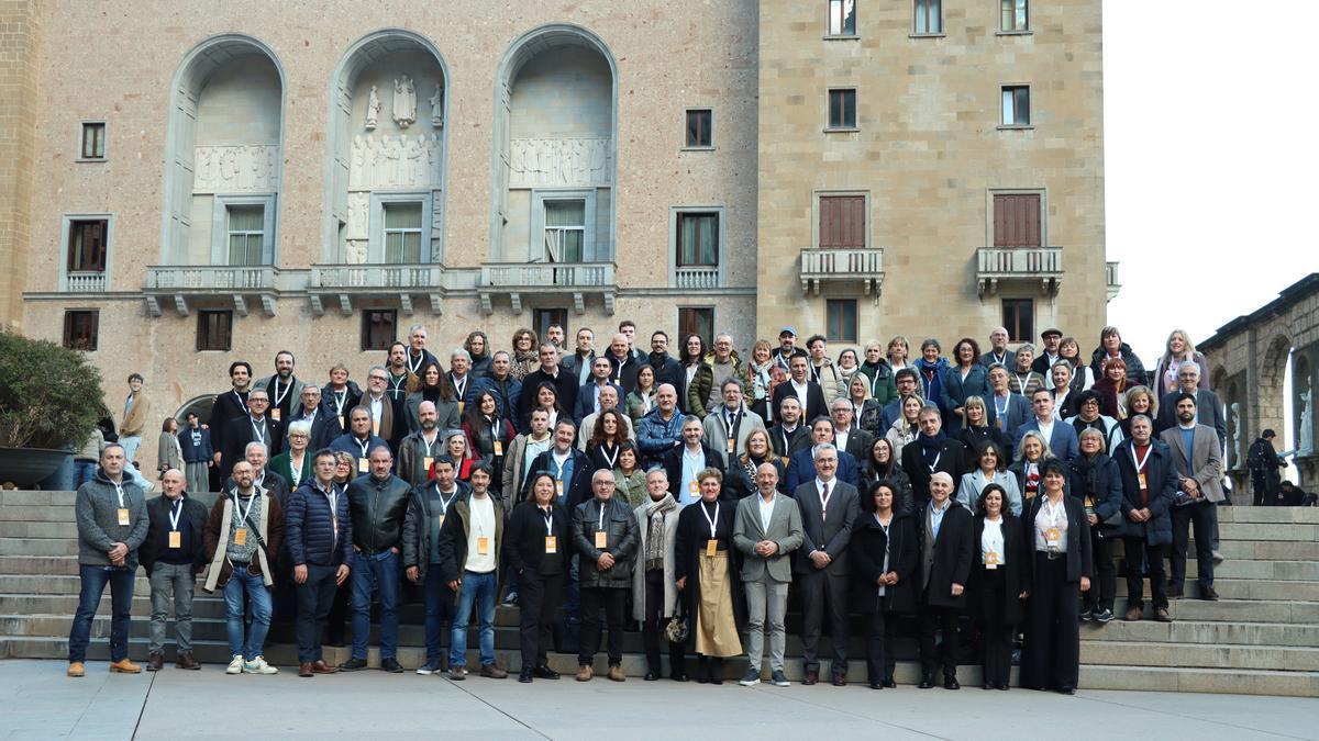 Montserrat fue el marco de la presentación de la Asociación de Municipios del Camino Ignaciano en enero de 2025.