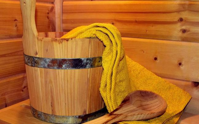 Una sauna en su interior