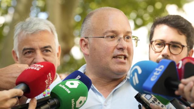 Miguel Tellado, durante su comparecencia.