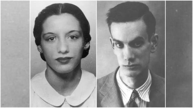 Camilo José Cela y Lolita Franco, en las imágenes de la cubierta del libro 'De lo mundano y lo sublime'.