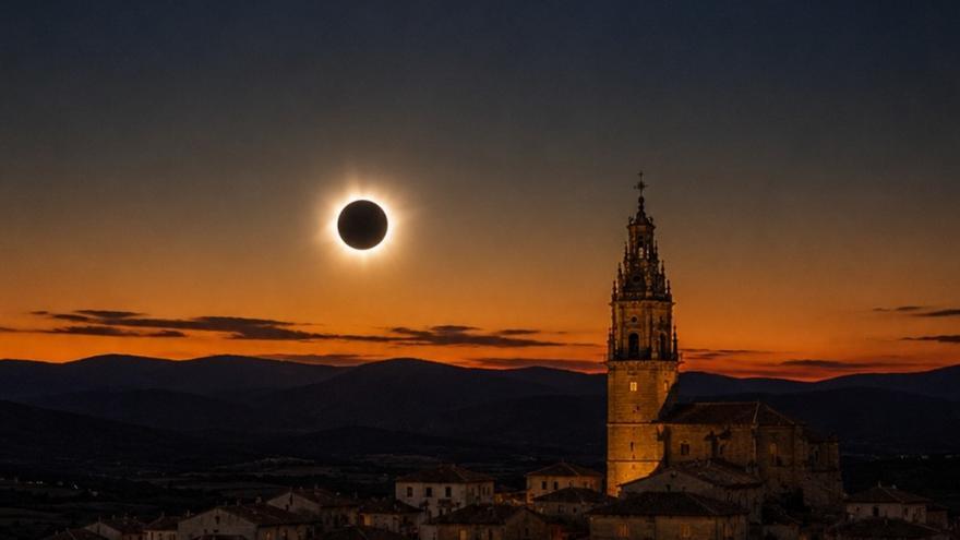 Recreación del eclipse en Oion