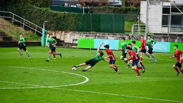 Un partido del Hondarribia FE en Hondartza esta temporada