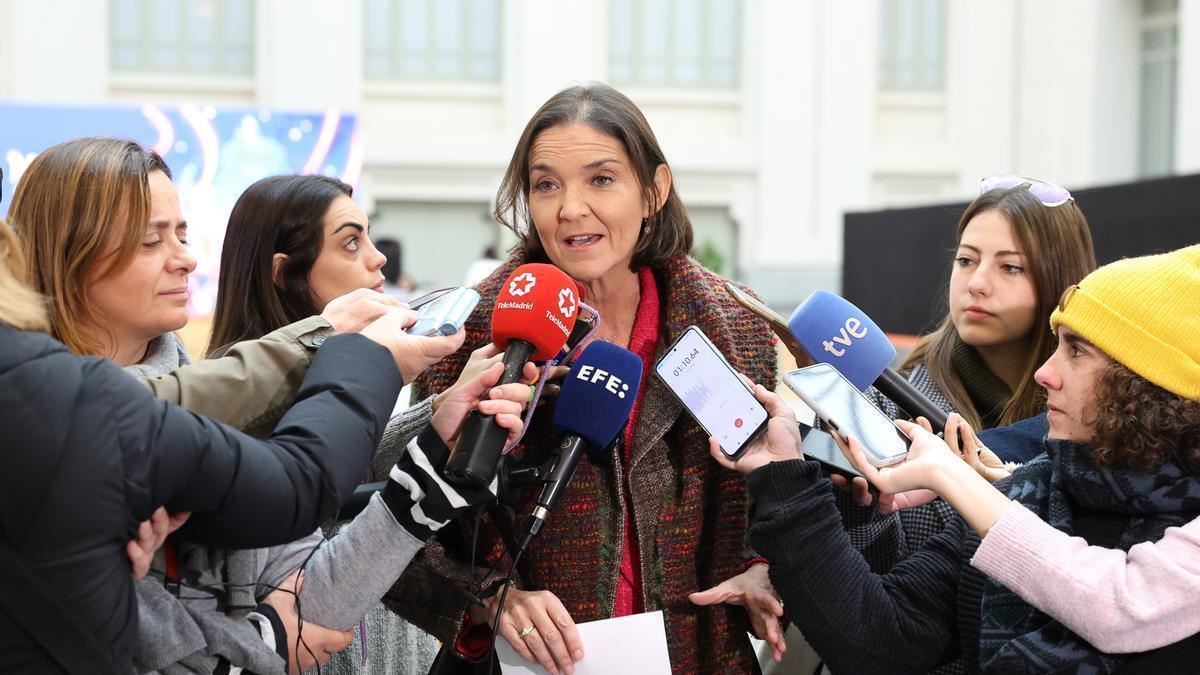 La portavoz del PSOE en el Ayuntamiento de Madrid, Reyes Maroto.