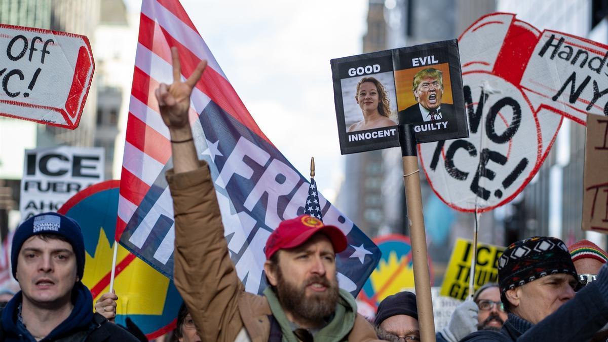 Movilizaciones contra el ICE y la política migratoria de Trump en EEUU