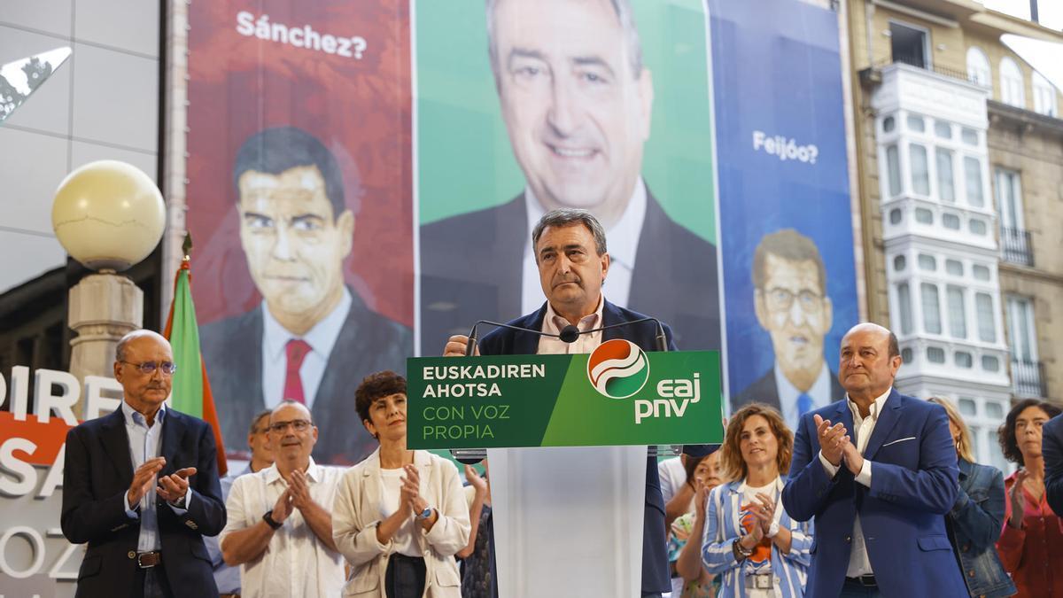 Acto de apertura de campaña del PNV en Bilbao