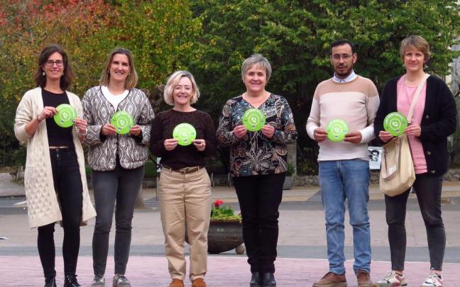 Presentación de la campaña 'Gurea erabil dezakezu' en Idiazabal.