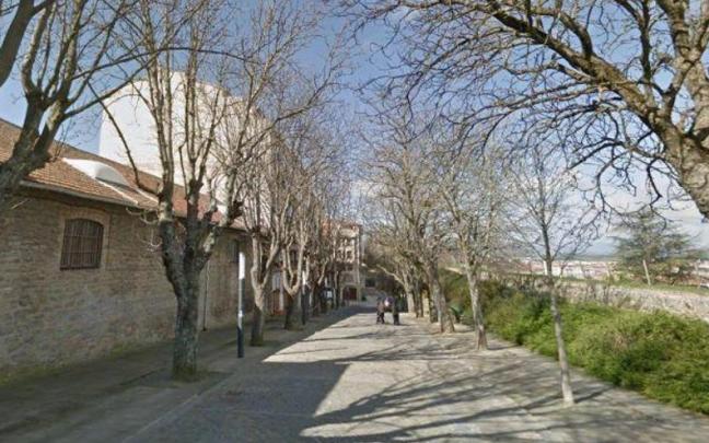 Zona del paseo del Redín en la que se produjeron los hechos. Zona del paseo del Redín en la que se produjeron los hechos.