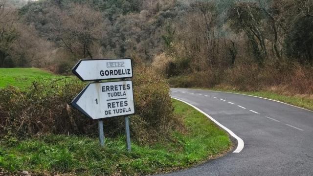 Carretera que conduce de Artziniega a los concejos de Gordeliz y Retes de Tudela